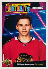 Карточка NHL Philipp Kurashev Chicago Blackhawks/ Филипп Курашев Чикаго НХЛ