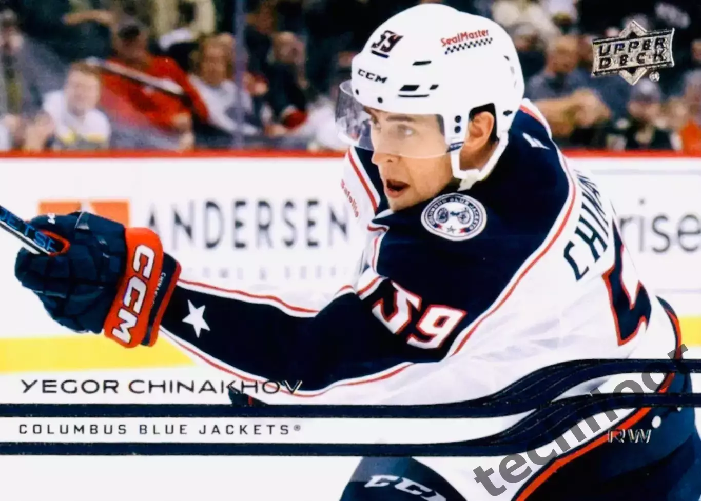 Картока NHL Yegor Chinakhov Columbus Blue Jackets/Егор Чинахов Коламбус НХЛ