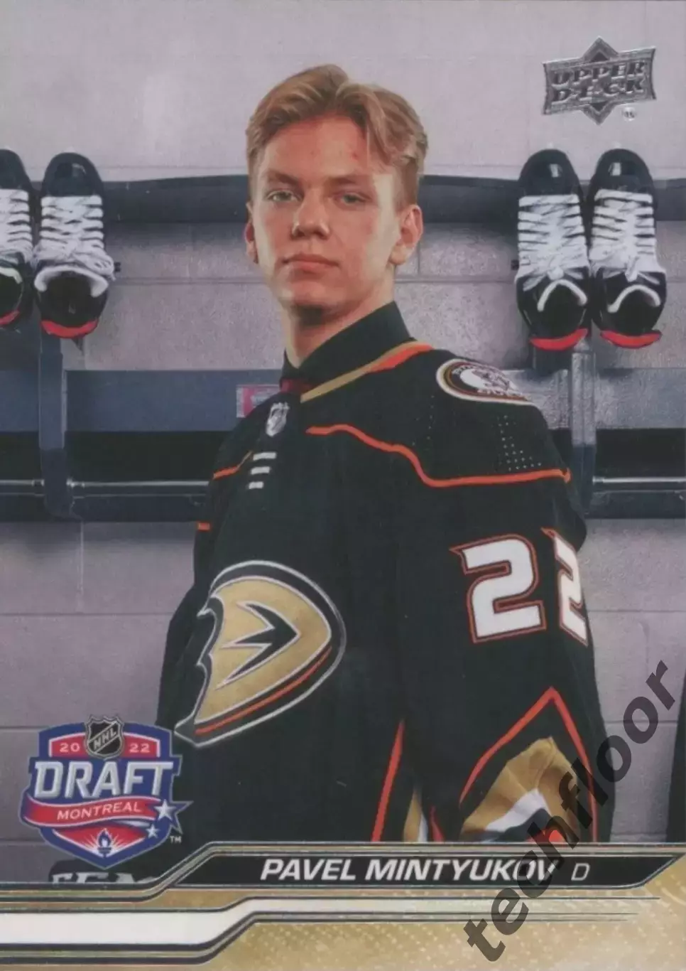 Карточка NHL Pavel Mintyukov Anaheim Ducks/Павел Минтюков Анахайм НХЛ