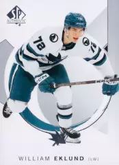 Карточка NHL William Eklund San Jose Sharks / Виллиам Эклунд Сан-Хосе НХЛ