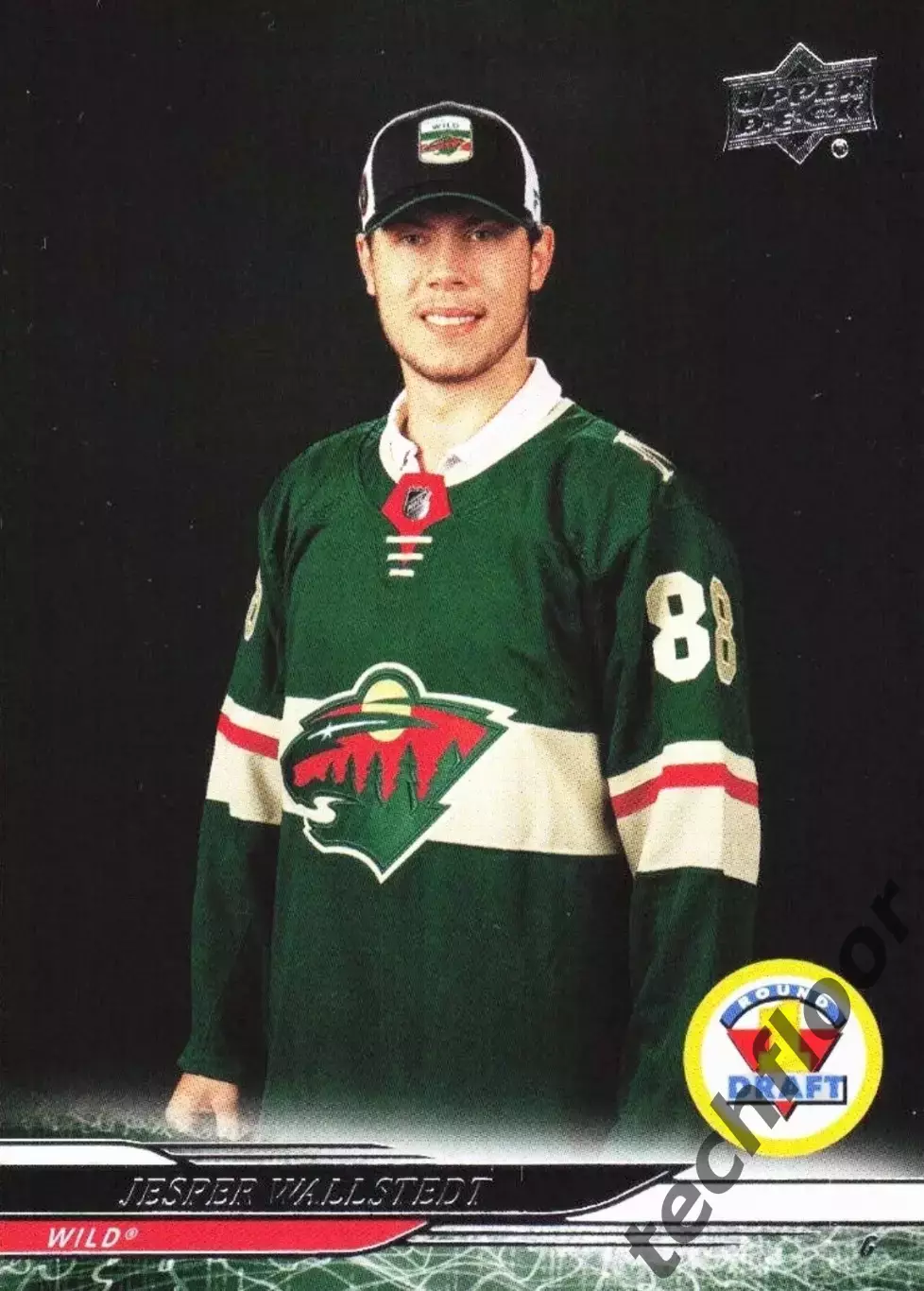 Карточка NHL Jesper Wallstedt Minnesota Wild/Йеспер Валльстедт Миннесота НХЛ