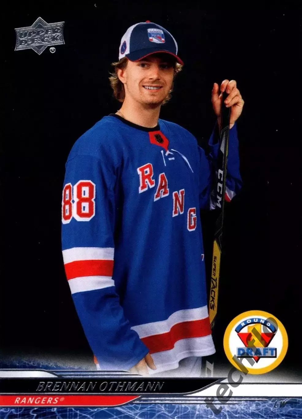 Карточка NHL Brennan Othmann New York Rangers/Бреннан Отманн Рейнджерс НХЛ