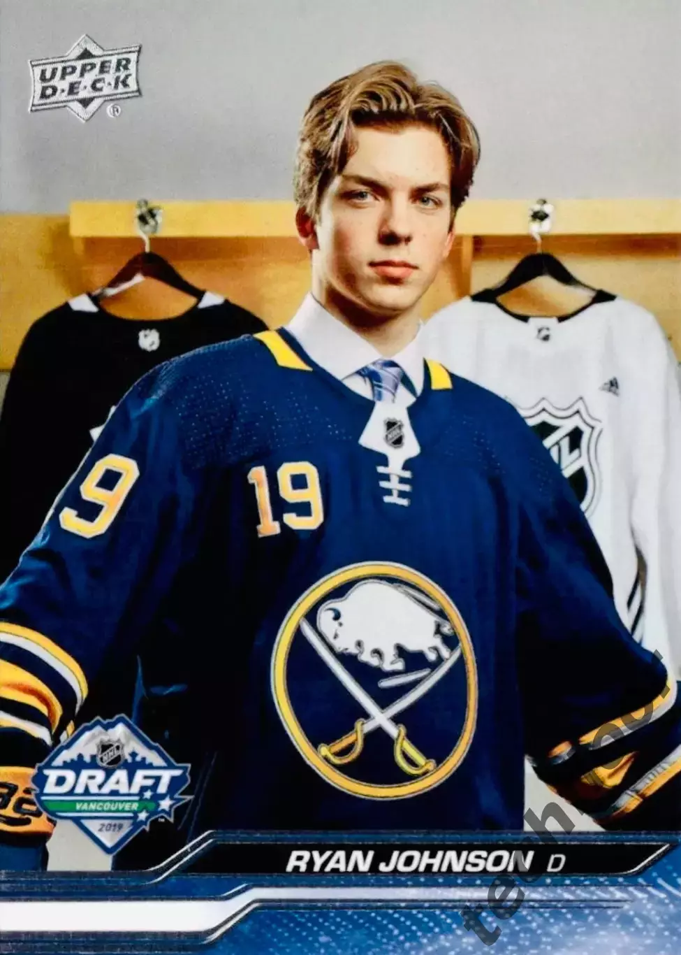 Карточка NHL Ryan Johnson Buffalo Sabres/Райан Джонсон Баффало НХЛ