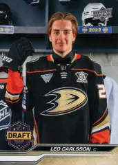 Карточка NHL Leo Carlsson Anaheim Ducks/Лео Карлссон Анахайм НХЛ