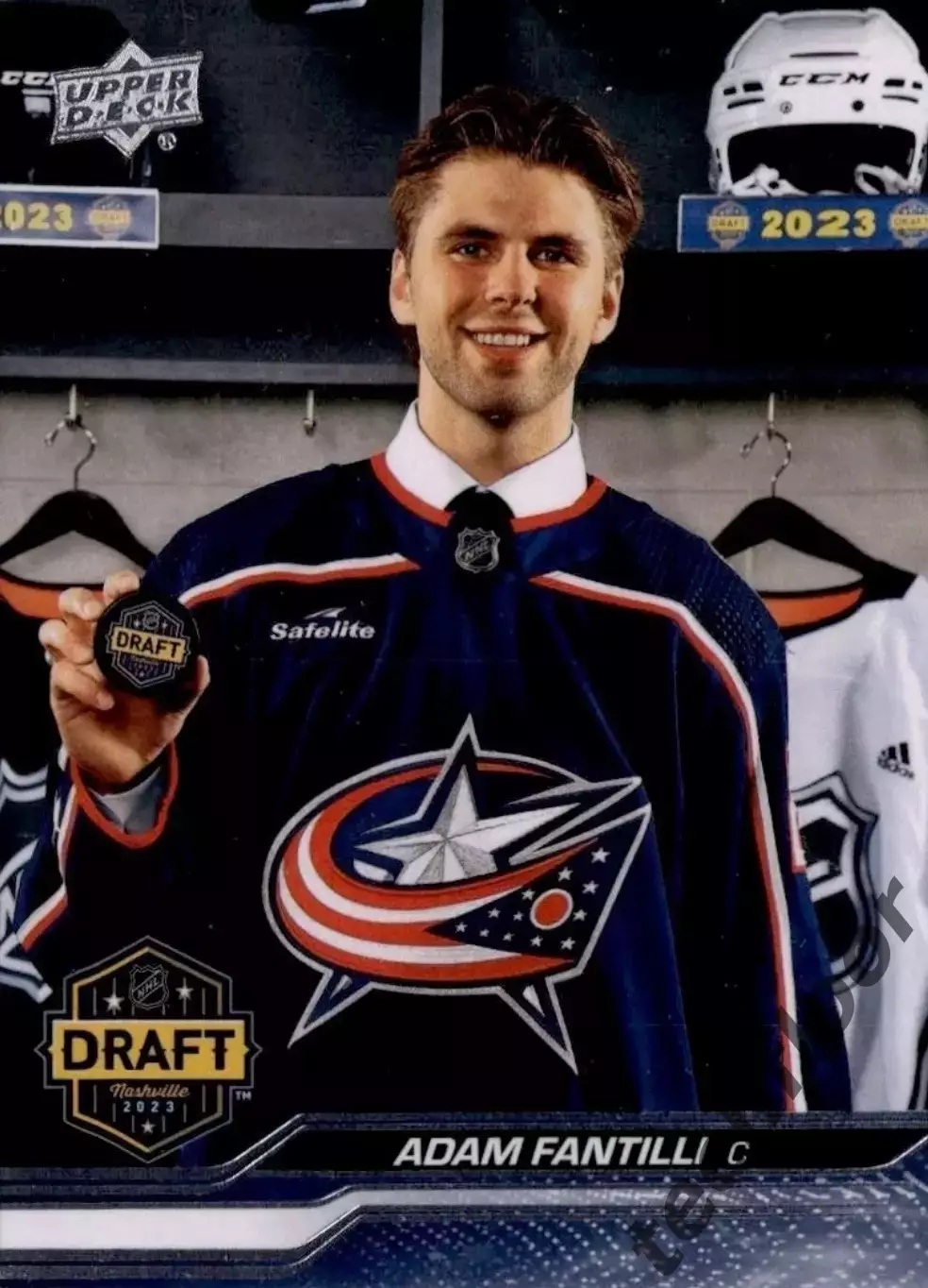 Карточка NHL Adam Fantilli Columbus Blue Jackets/Адам Фантилли Коламбус НХЛ