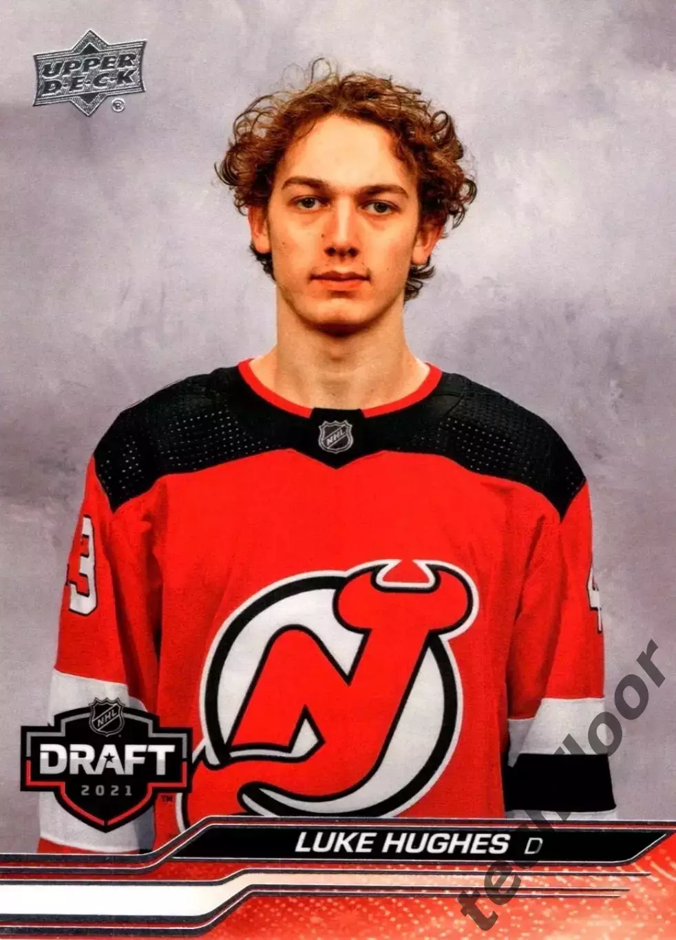 Карточка NHL Luke Hughes New Jersey Devils/Люк Хьюз Нью-Джерси НХЛ