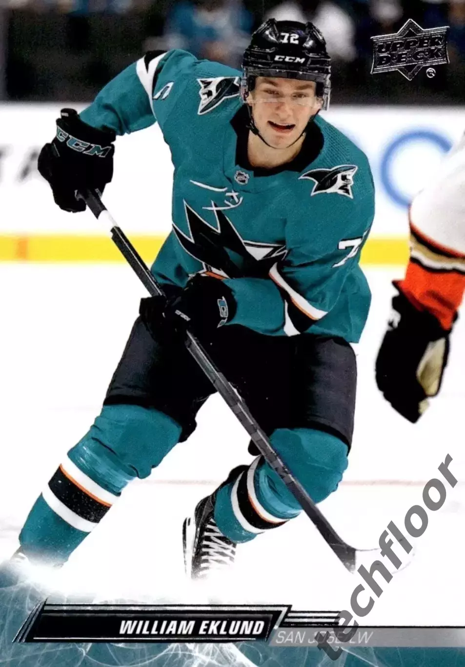 Карточка NHL William Eklund San Jose Sharks/ Виллиам Эклунд НХЛ Сан-Хосе