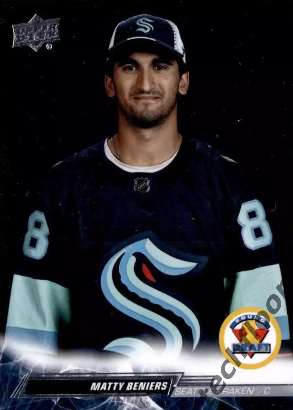 Карточка NHL Matty Beniers Seattle Kraken/Мэтти Бенирс Сиэтл НХЛ