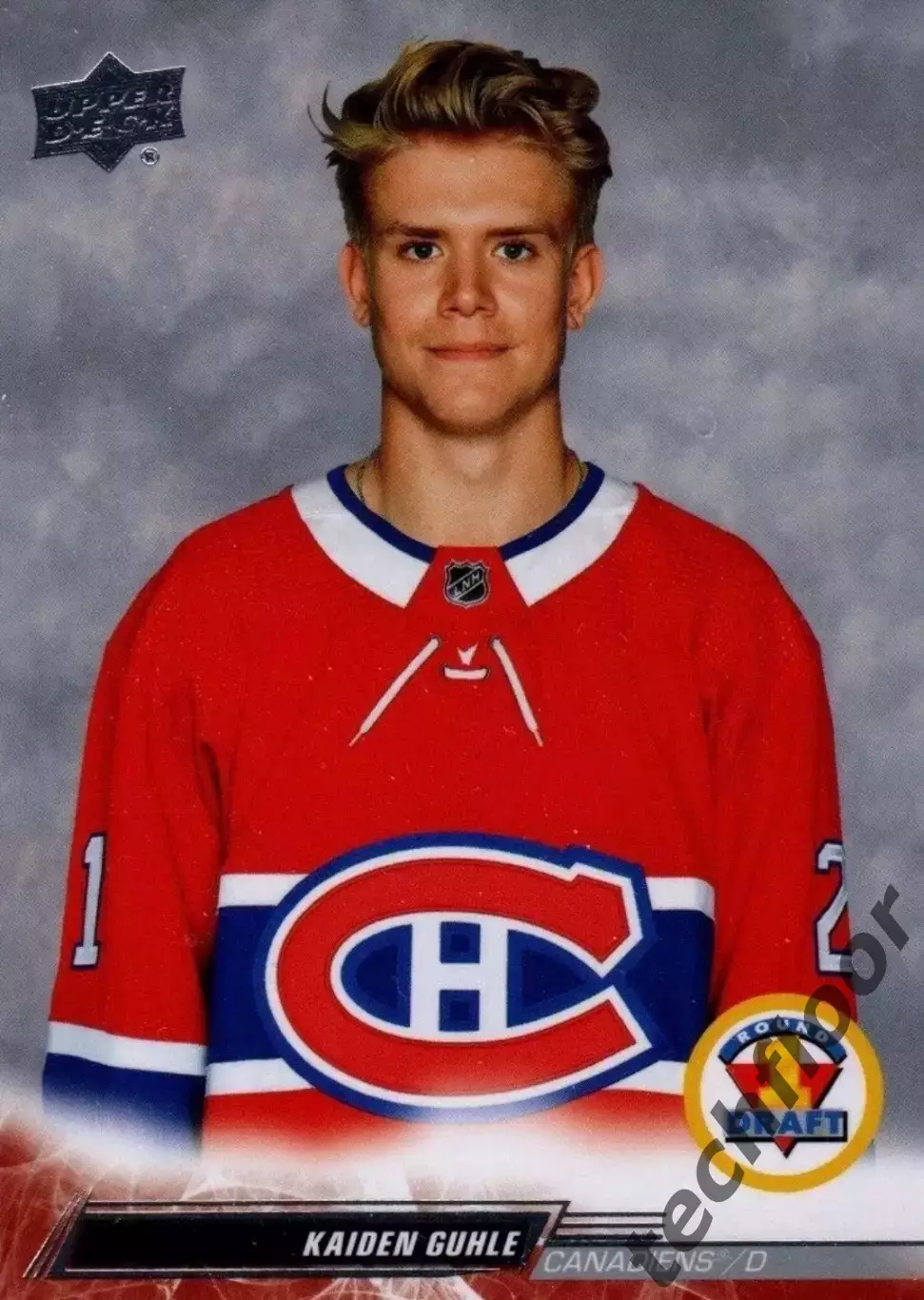 Карточка NHL Kaiden Guhle Montreal Canadiens/Кайден Гули Монреаль НХЛ