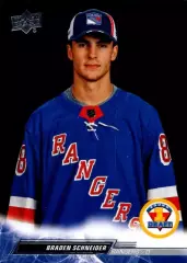 Карточка NHL Braden Schneider New York Rangers/Брейден Шнайдер Рейнджерс НХЛ