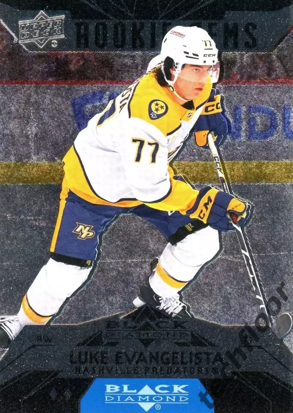 Карточка NHL Luke Evangelista Nashville Predators / Люк Эвангелиста Нэшвилл НХЛ