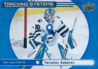 Карточка NHL Yaroslav Askarov San Jose Sharks/Ярослав Аскаров НХЛ Сан-Хосе Шаркс