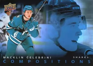 Карточка NHL Macklin Celebrini San Jose Sharks/ Маклин Селебрини Сан-Хосе НХЛ