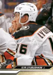 Карточка NHL Ilya Lyubushkin Anaheim Ducks/Илья Любушкин Анахайм НХЛ