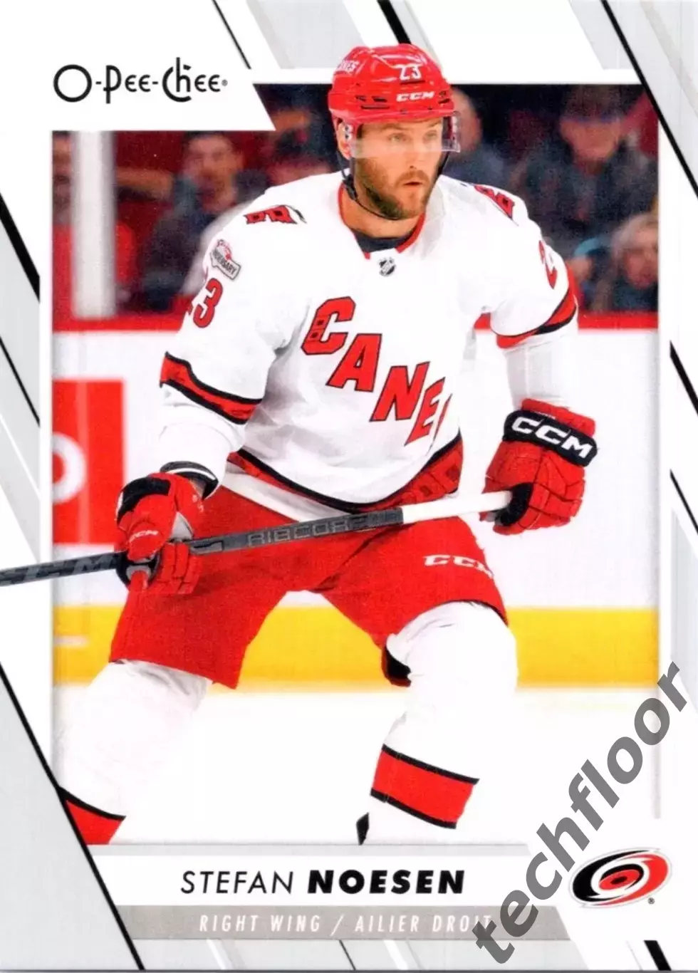 Карточка NHL Stefan Noesen Carolina Hurricanes/Стефан Ноусен Каролина НХЛ