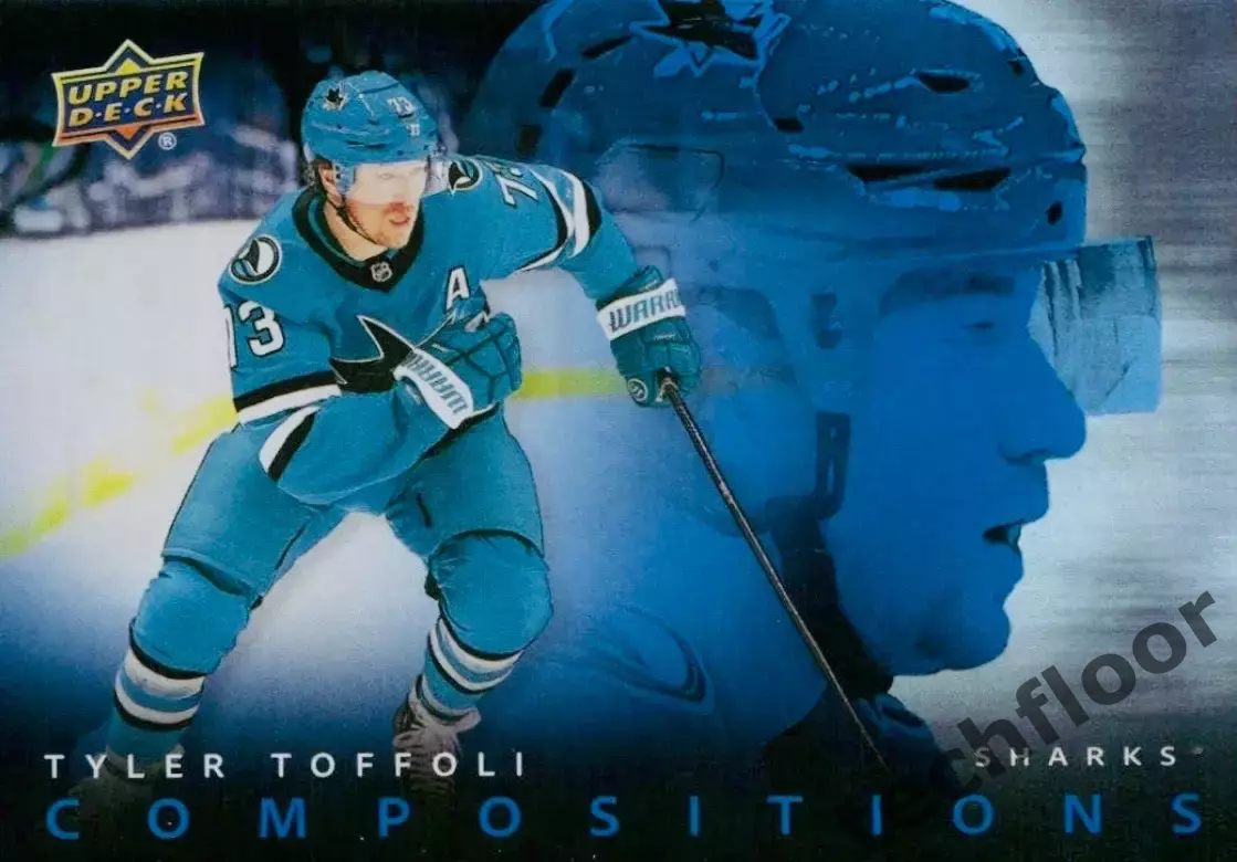 Карточка NHL Tyler Toffoli San Jose Sharks/Тайлер Тоффоли НХЛ Сан-Хосе Шаркс