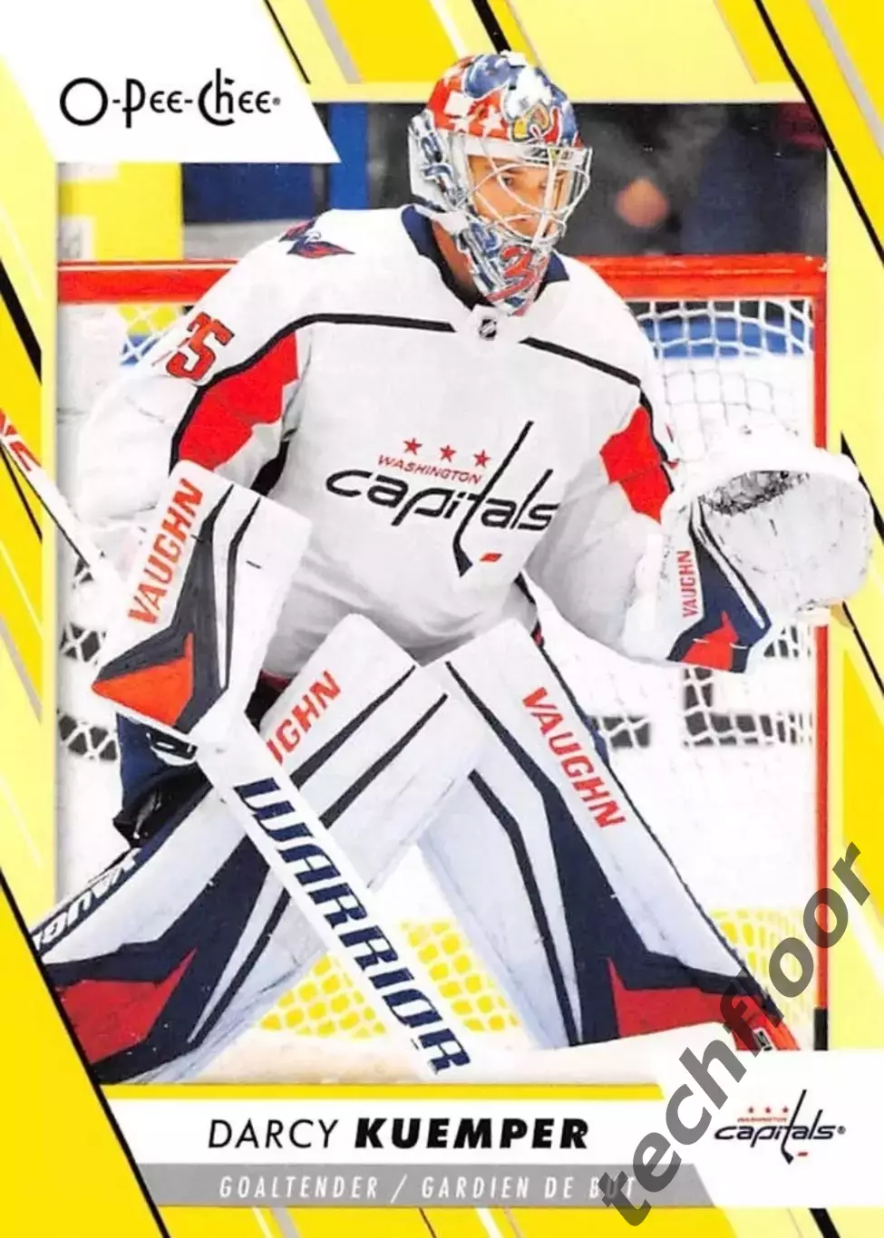 Карточка NHL Darcy Kuemper Washington Capitals/Дарси Кемпер Вашингтон НХЛ