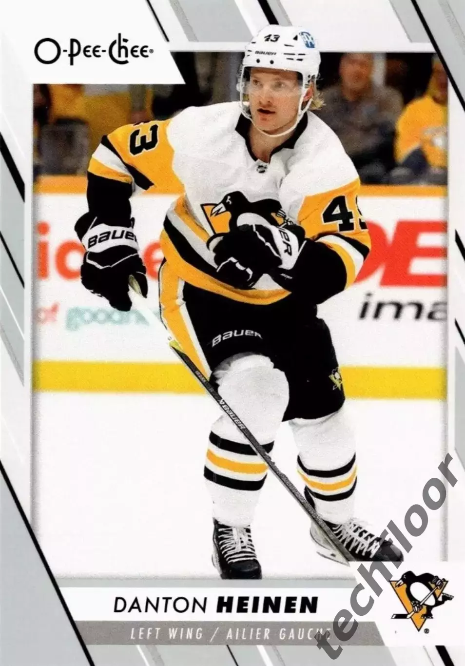 Карточка NHL Danton Heinen Pittsburgh Penguins/Дантон Хейнен Питтсбург НХЛ