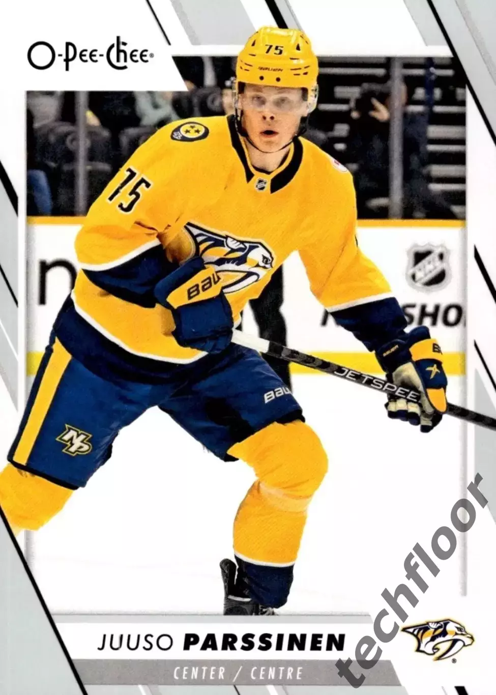 Карточка NHL Juuso Parssinen Nashville Predators/Юусо Пярссинен Нэшвилл НХЛ