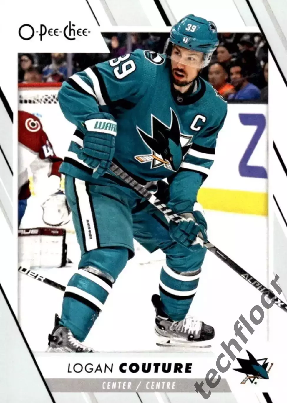 Карточка NHL Logan Couture San Jose Sharks/ Логан Кутюр Сан-Хосе НХЛ