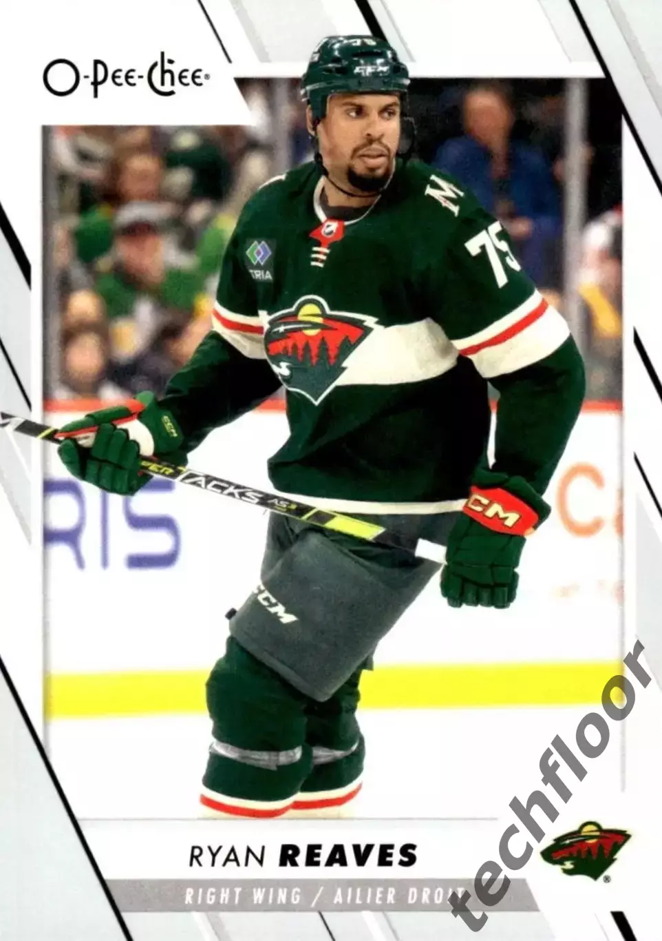 Карточка NHL Ryan Reaves Minnesota Wild/Райан Ривз Миннесота НХЛ