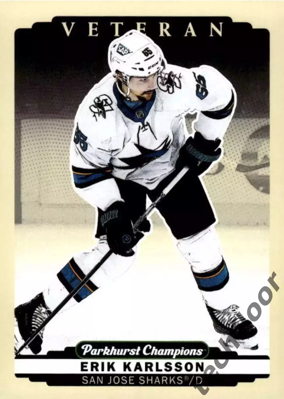 Карточка NHL Erik Karlsson San Jose Sharks / Эрик Карлссон Сан-Хосе НХЛ