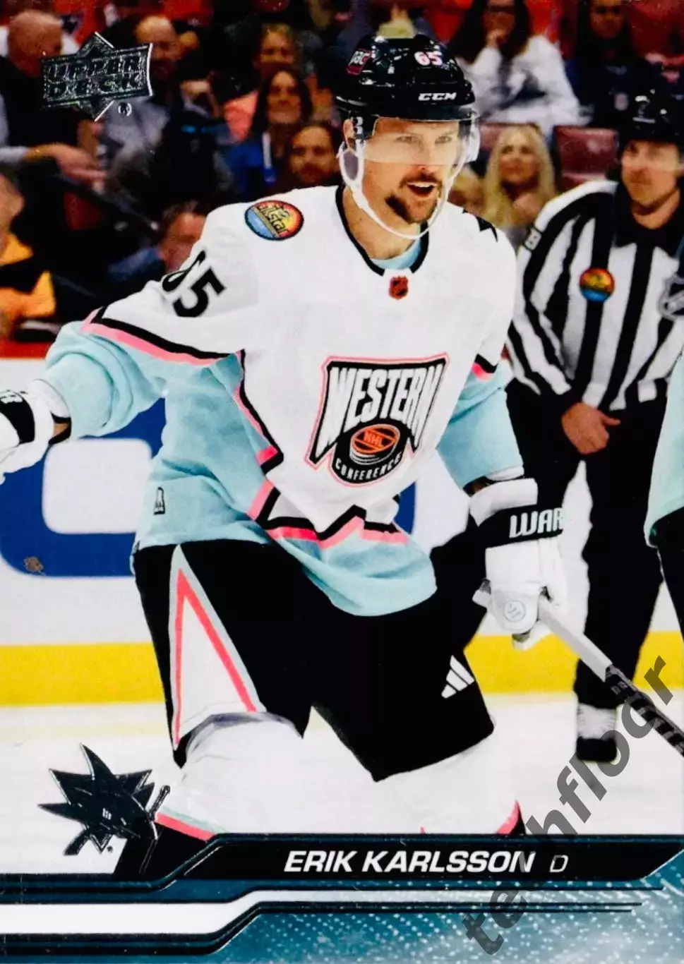 Карточка NHL Erik Karlsson San Jose Sharks/ Эрик Карлссон Сан-Хосе НХЛ