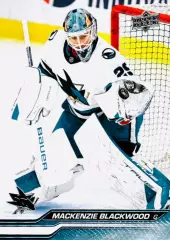 Карточка NHL MacKenzie Blackwood San Jose Sharks/ Маккензи Блэквуд Сан-Хосе НХЛ
