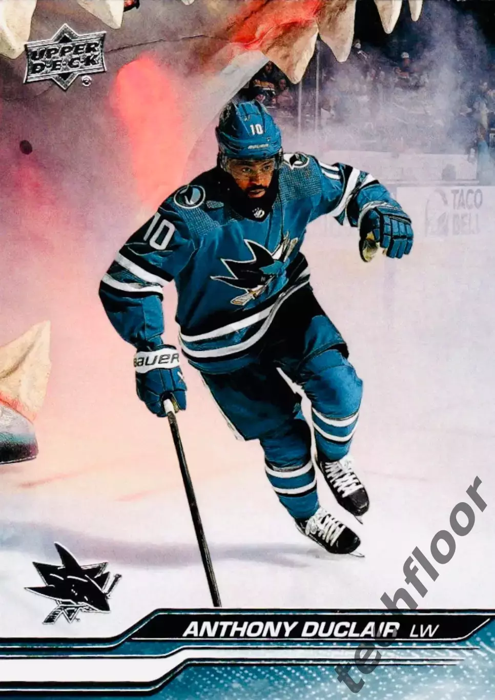 Карточка NHL Anthony Duclair San Jose Sharks/Энтони Дюклер Сан-Хосе НХЛ