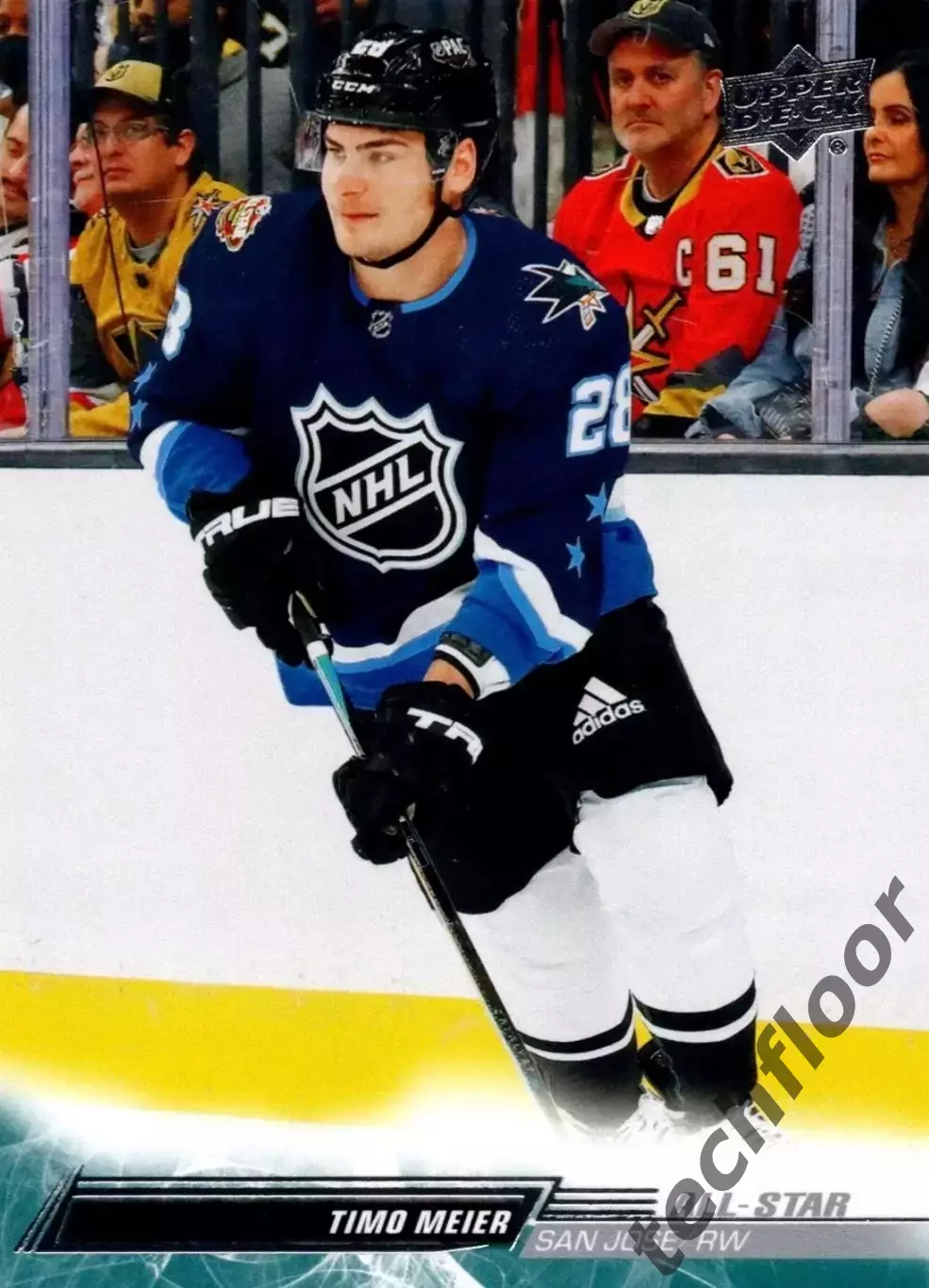 Карточка NHL Timo Meier San Jose Sharks/ Тимо Майер Сан-Хосе НХЛ