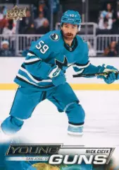 Карточка NHL Nick Cicek San Jose Sharks: