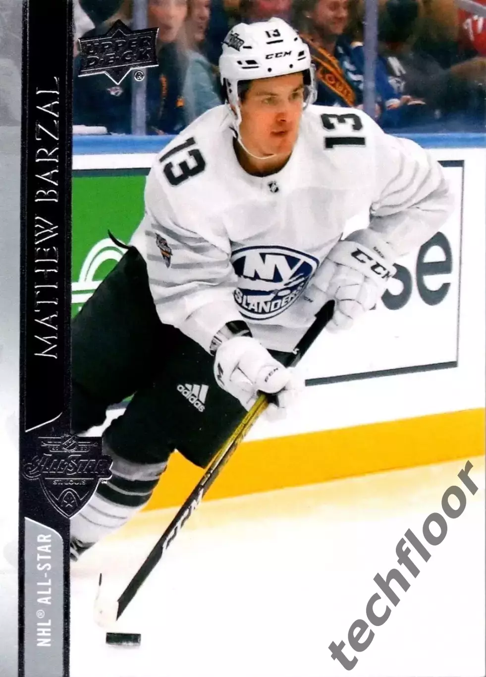 Карточка NHL Mathew Barzal New York Islanders/ Мэтью Барзал Айлендерс НХЛ