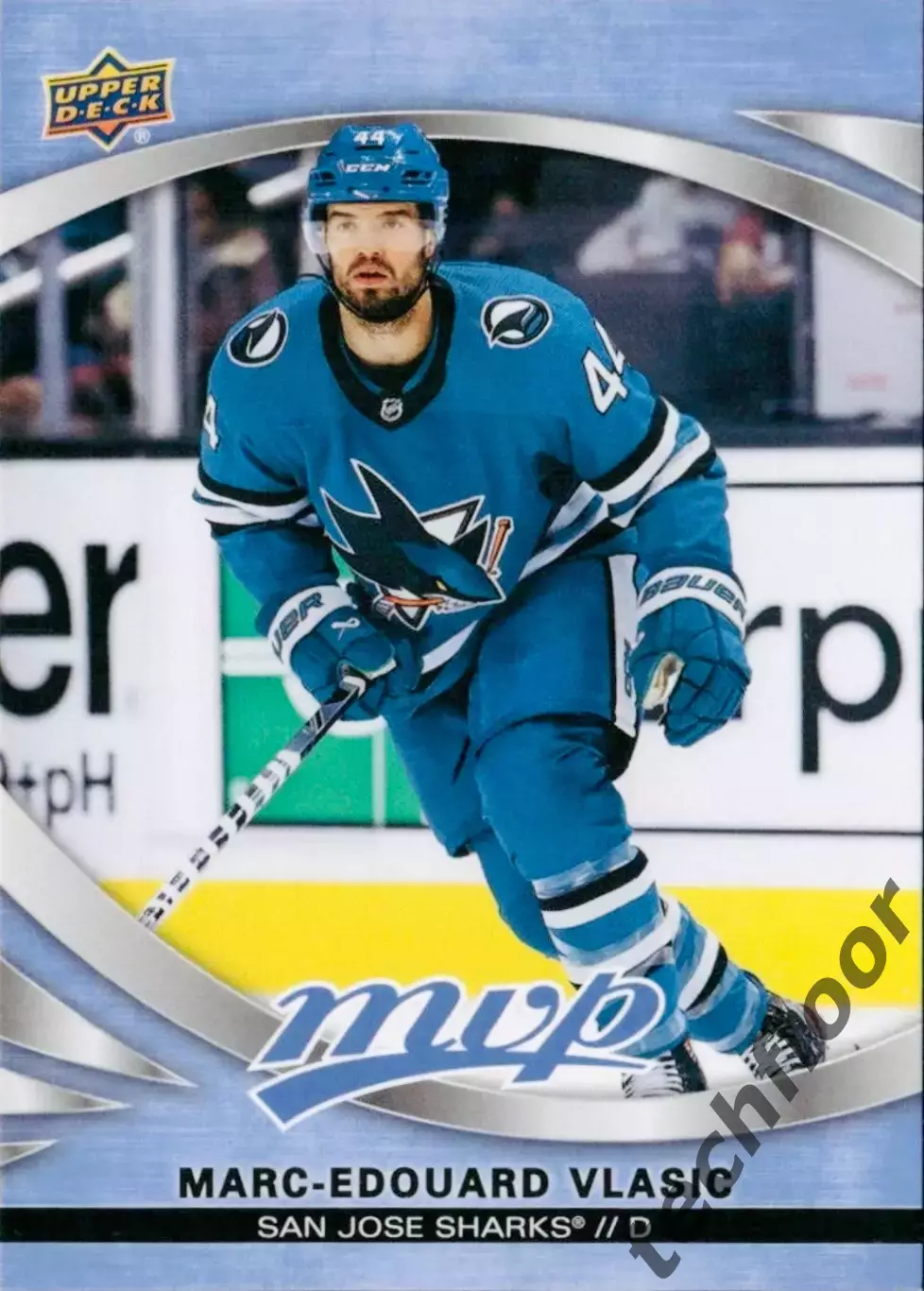 Карточка NHL Marc-Edouard Vlasic San Jose Sharks/ Марк-Эдуард Власик Сан-Хосе