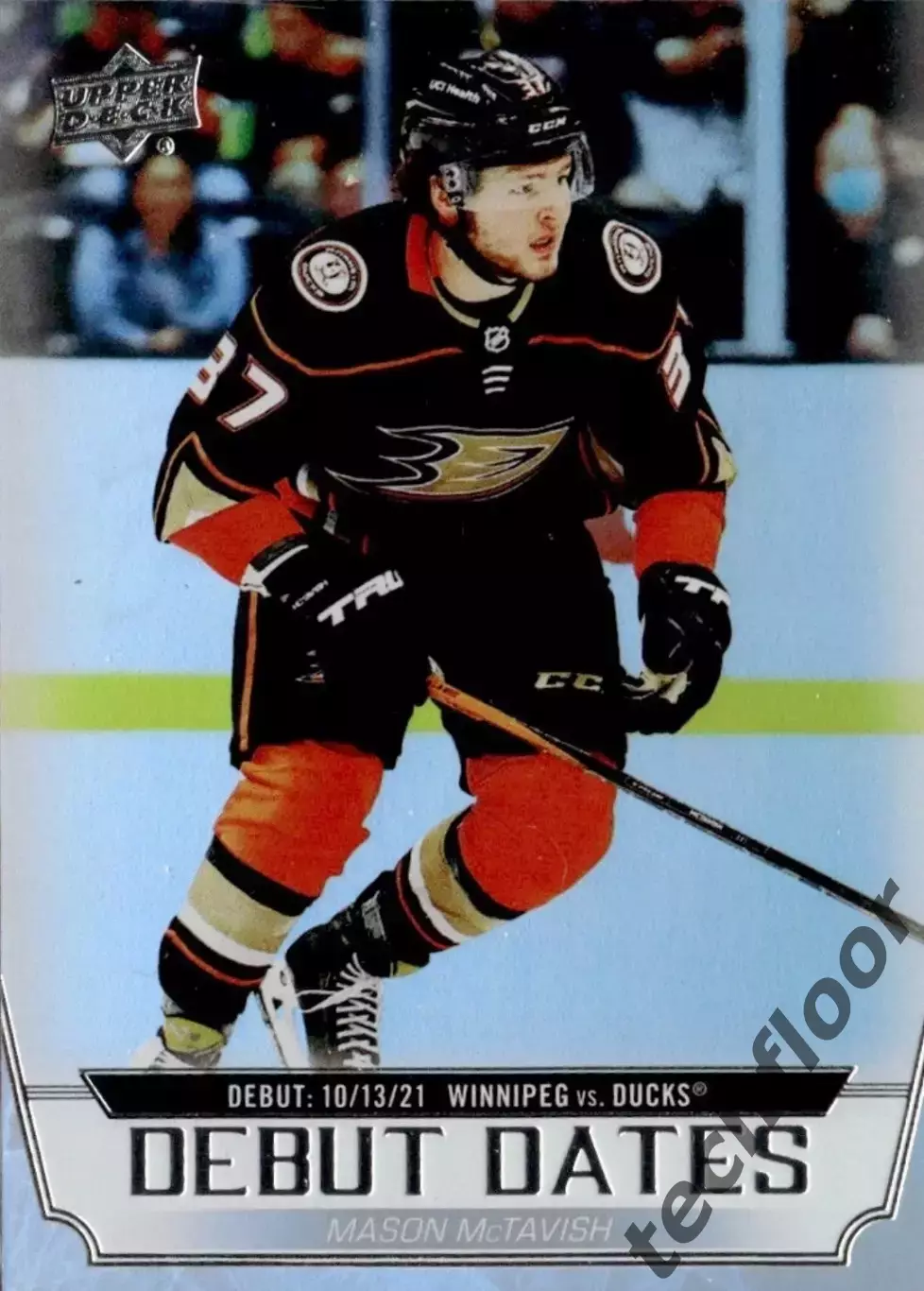 Карточка NHL Mason McTavish Anaheim Ducks/ Мейсон Мактавиш Анахайм НХЛ