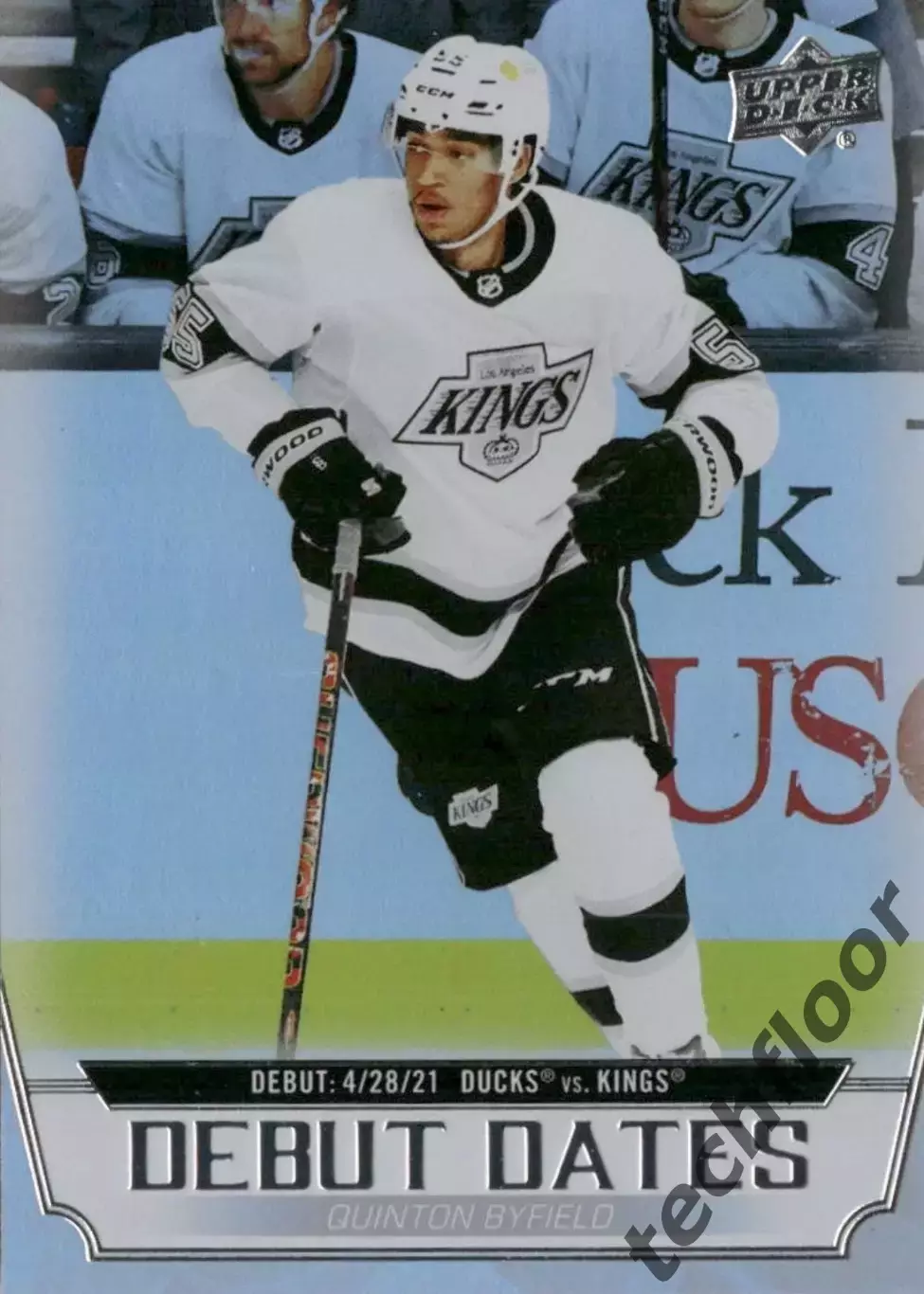 Карточка NHL Quinton Byfield LA Kings / Куинтон Байфилд Лос-Анджелес НХЛ