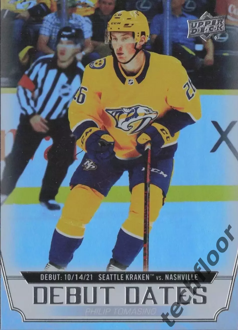 Карточка NHL Philip Tonasino Nashville Predators/Филип Томасино Нэшвилл НХЛ