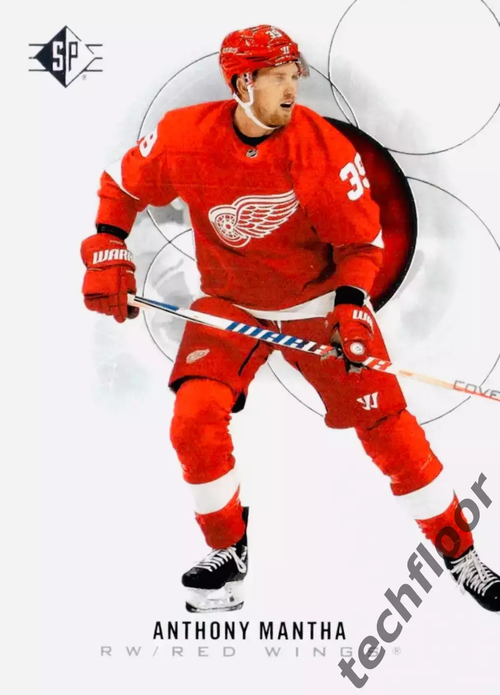 Карточка NHL Anthony Mantha Detroit Red Wings/Энтони Манта Детройт НХЛ