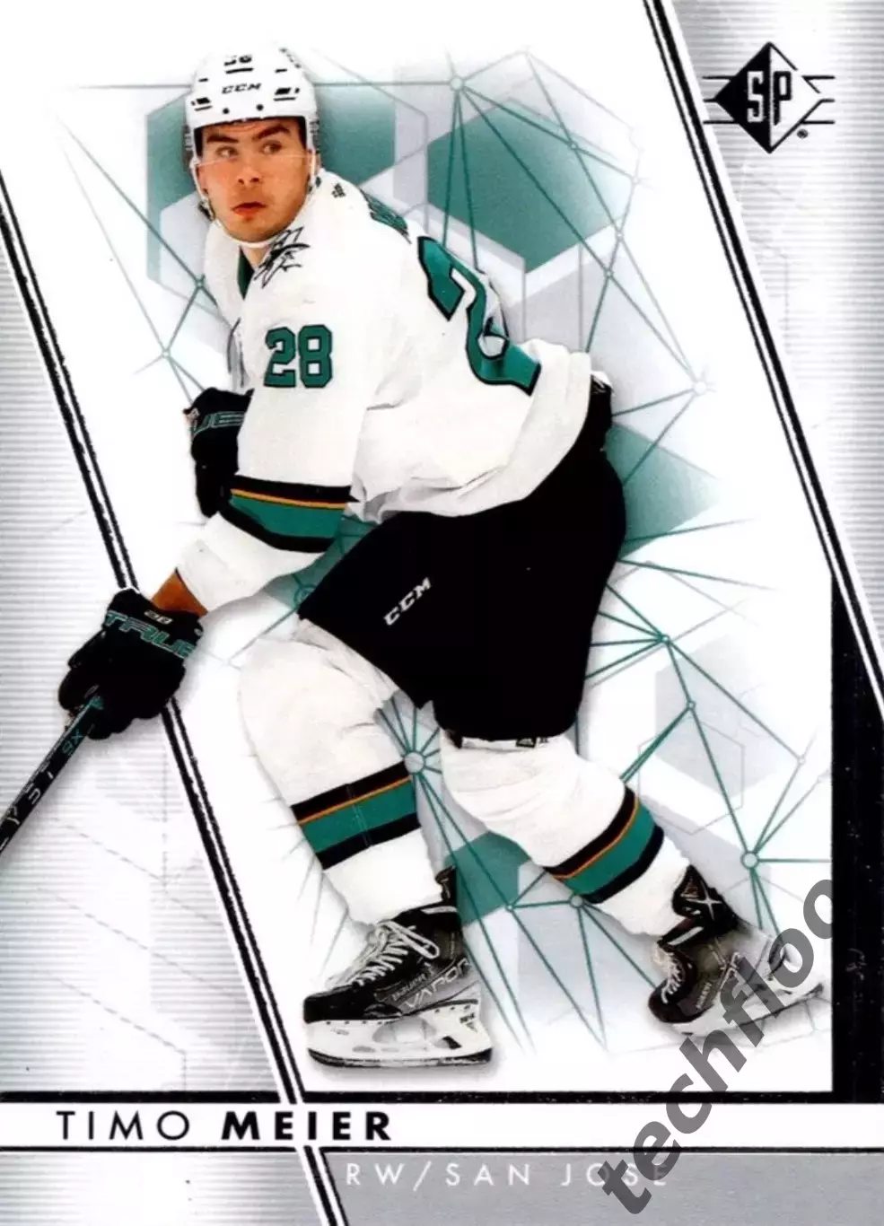 Карточка NHL Timo Meier San Jose Sharks / Тимо Майер Сан-Хосе НХЛ
