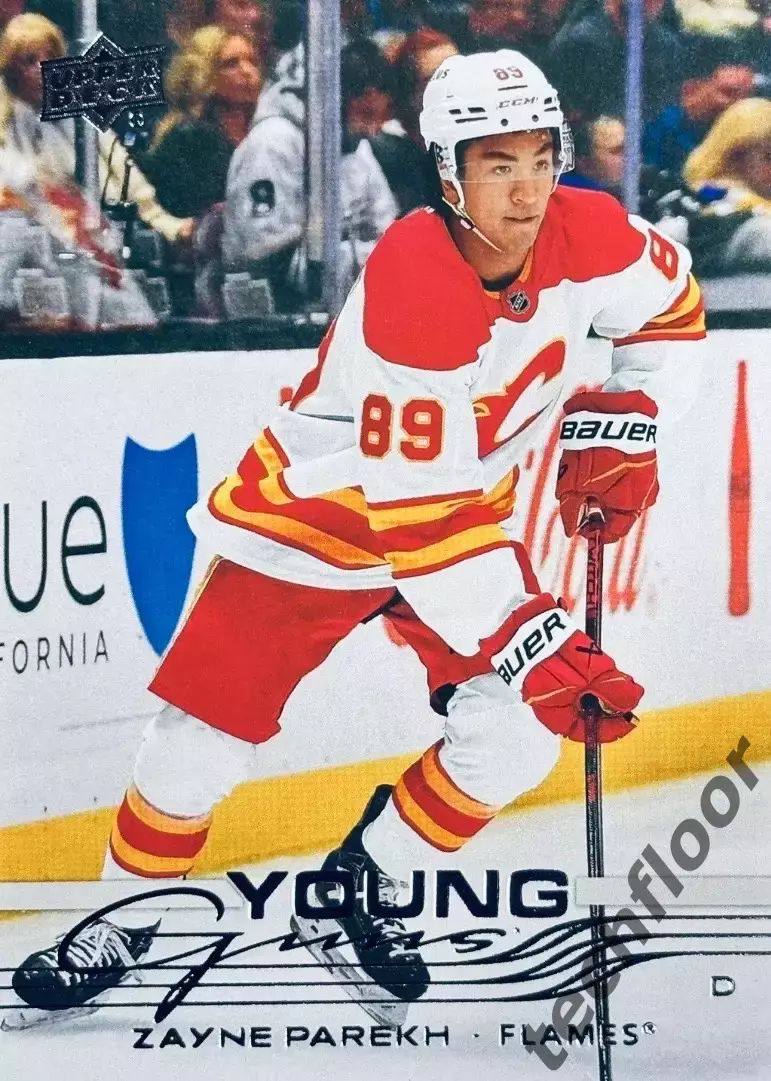 Карточка NHL Zayne Parekh Calgary Flames/Зейн Парех Калгари НХЛ