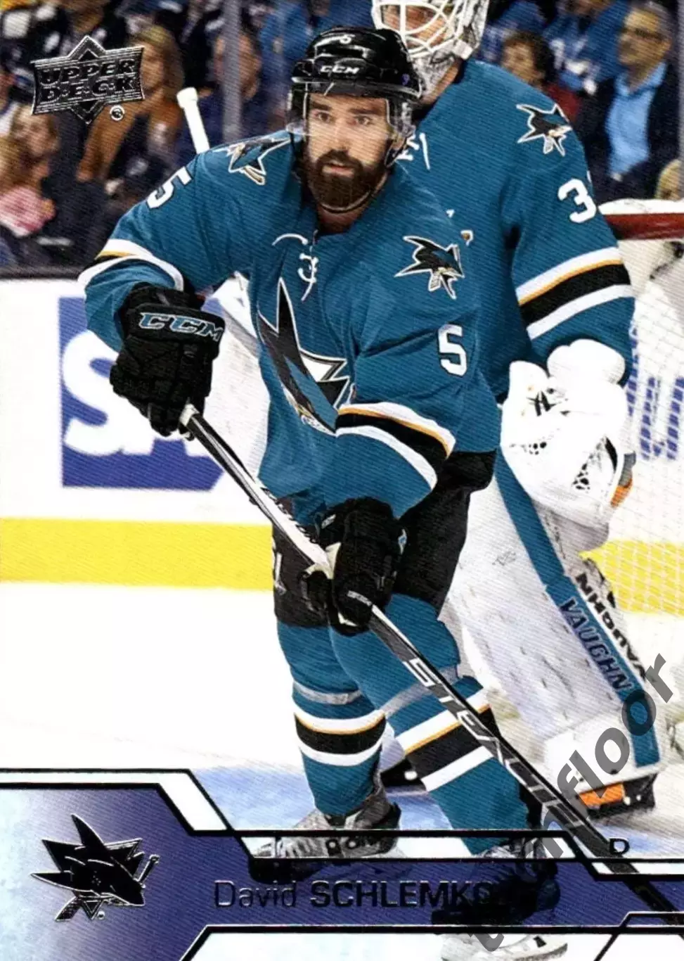 Карточка NHL David Schlemko San Jose Sharks/ Дэвид Шлемко Сан-Хосе НХЛ