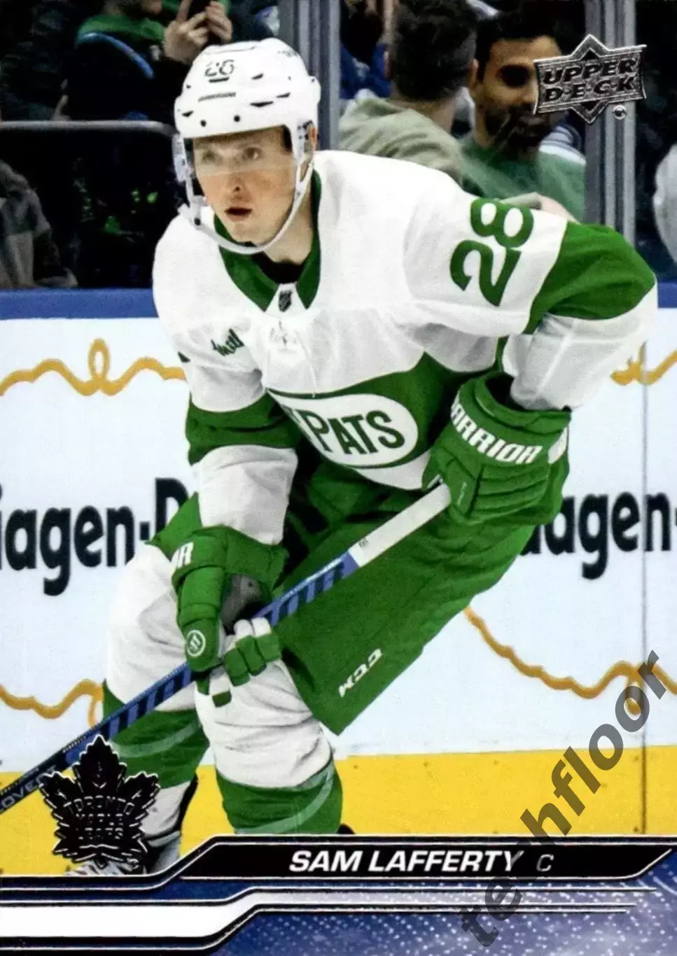 Карточка NHL Sam Lafferty Toronto Maple Leafs/Сэм Лафферти Торонто НХЛ