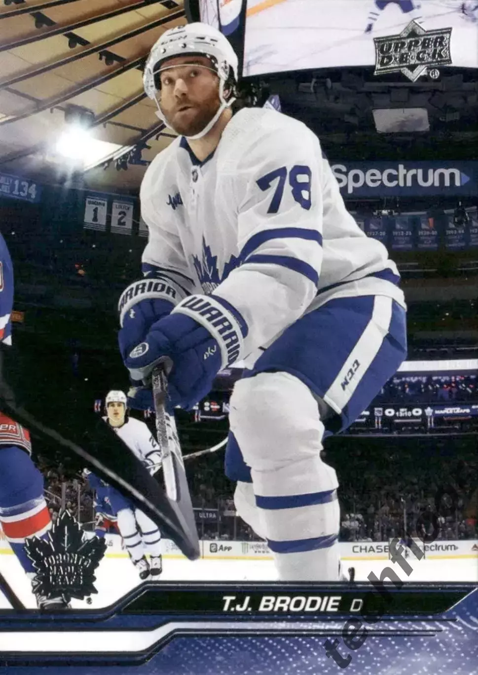 Карточка NHL T. J. Brodie Toronto Maple Leafs/Ти Джей Броди Торонто НХЛ