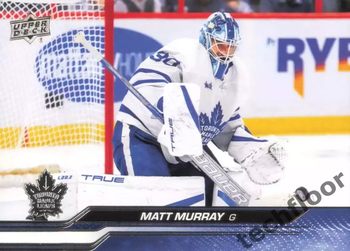 Карточка NHL Matt Murray Toronto Maple Leafs/Мэтт Мюррей Торонто НХЛ