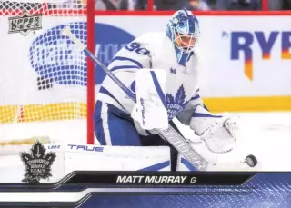 Карточка NHL Matt Murray Toronto Maple Leafs/Мэтт Мюррей Торонто НХЛ