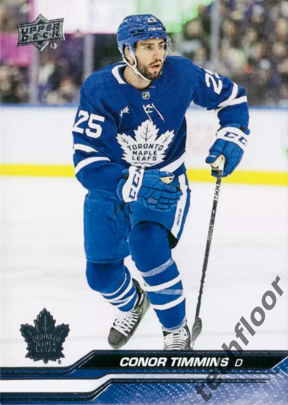 Карточка NHL Conor Timmins Toronto Maple Leafs/Конор Тимминс Торонто НХЛ