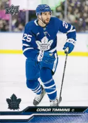 Карточка NHL Conor Timmins Toronto Maple Leafs/Конор Тимминс Торонто НХЛ