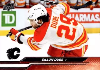 Карточка NHL Dillon Dube Calgary Flames/Диллон Дюбе Калгари НХЛ