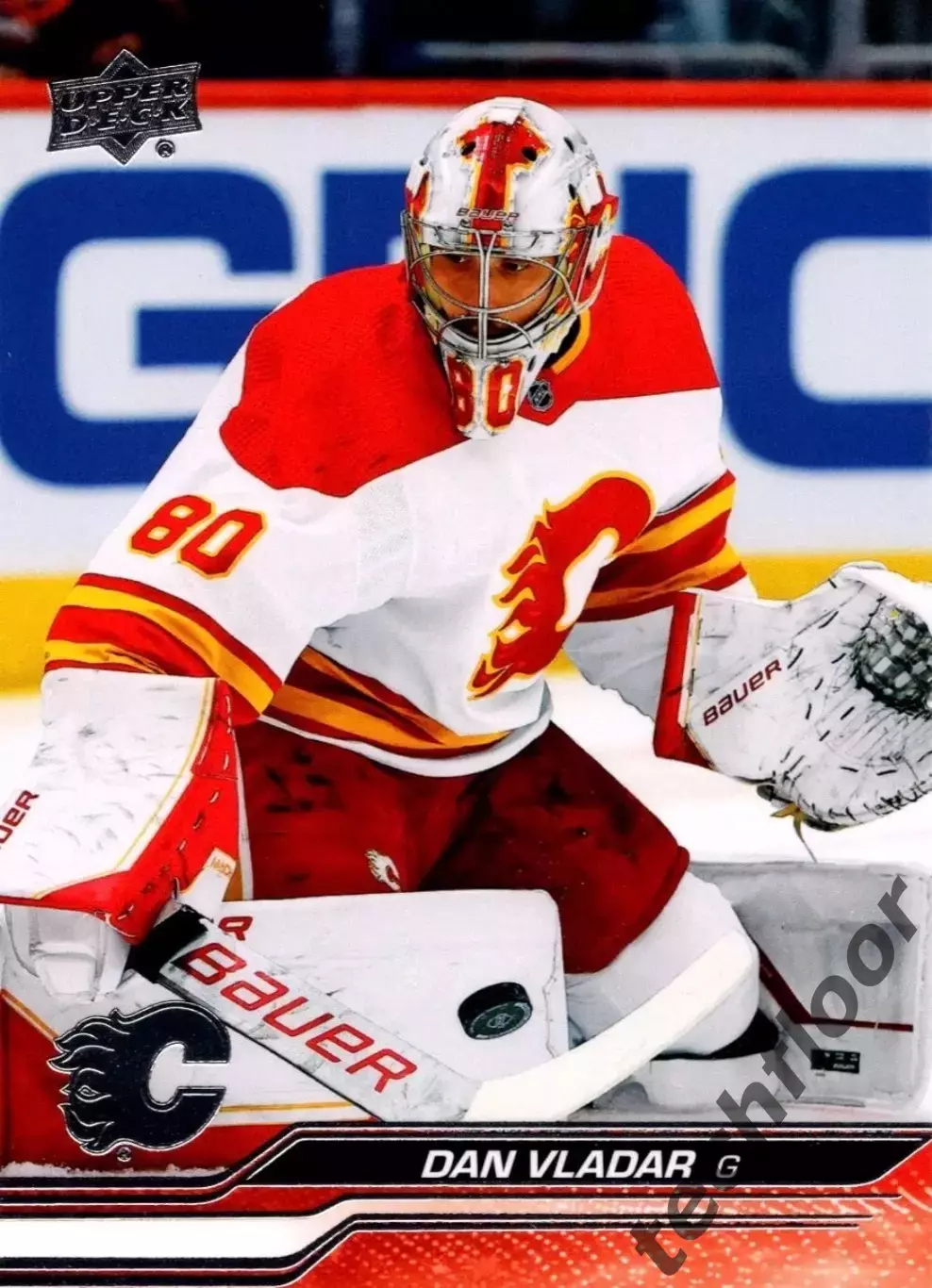 Карточка NHL Dan Vladar Calgary Flames/Даниэль Владарж Калгари НХЛ