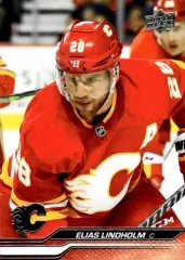 Карточка NHL Elias Lindholm Calgary Flames/Элиас Линдхольм Калгари НХЛ