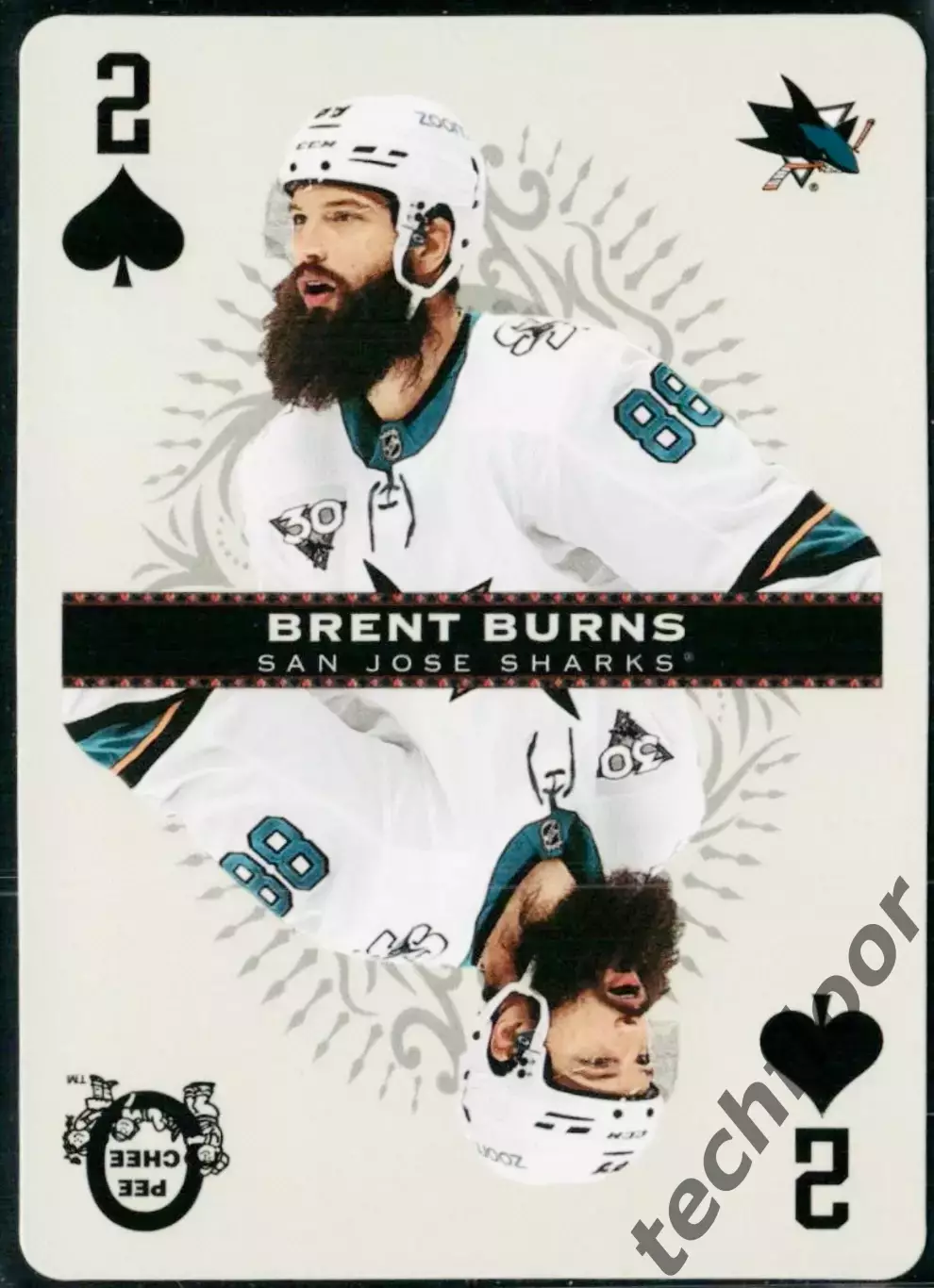 Карточка NHL Brent Burns San Jose Sharks / Брент Бернс Сан-Хосе Шаркс НХЛ